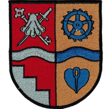 AUFNÄHER - Wappen - Girod - 02915 - Gr. ca. 8,5 x 9,5 cm - Patches Stick Applikation