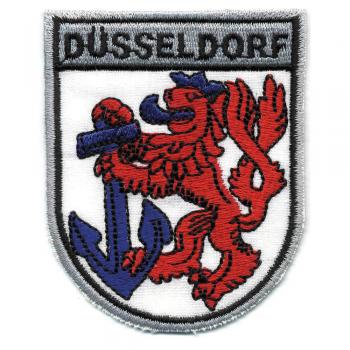 AUFNÄHER - Wappen - DÜSSELDORF - 04012 - Gr. ca. 6,5 x 8 cm - Patches Stick Applikation