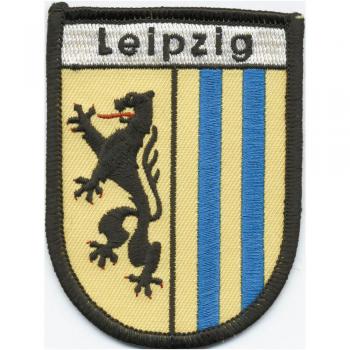 Aufnäher Applikation Patches - Leipzig - Gr. ca. 6,5cm x 8cm (04014) Stadtwappen Landeswappen Region