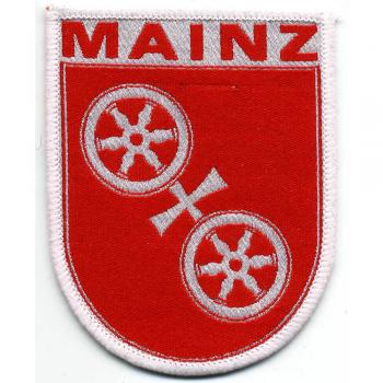 AUFNÄHER - Wappen - MAINZ - 04019 - Gr. ca 6,5 x 8 cm - Patches Stick Applikation