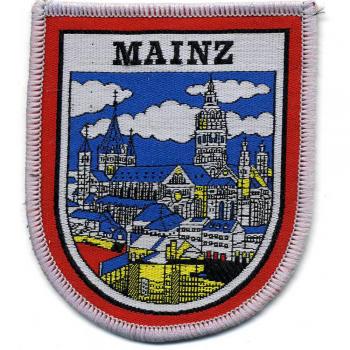 AUFNÄHER - Wappen - MAINZ - 04020 - Gr. ca. 6,5 x 7,5 cm - Patches Stick Applikation