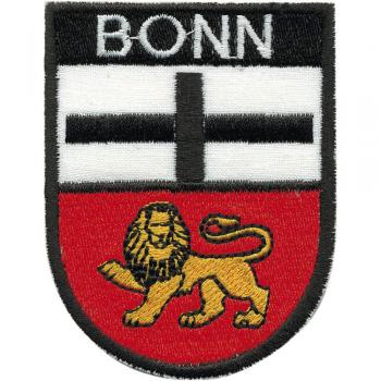 AUFNÄHER - Wappen - BONN 06110 - Gr. ca. 6,5 x 8,5 cm - Patches Stick Applikation