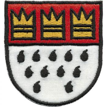 AUFNÄHER - Wappen - KÖLN - 00442b - Gr. ca. 8 x 8,5 cm - Patches Stick Applikation