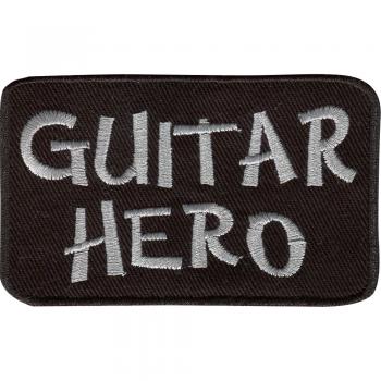Aufnäher - Guitar Hero - 00983 - Gr. ca. 8 x 5 cm - Patches Stick Applikation