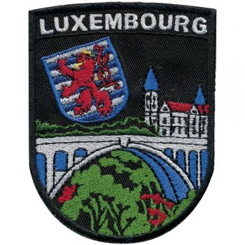 AUFNÄHER - Luxembourg - 00059 - Gr. ca. 7 x 9,5 cm- Patches Stick Applikation