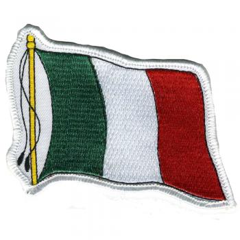 Aufnäher - Italien Fahne - 04355 - Gr. ca. 9 x 7,5 cm
