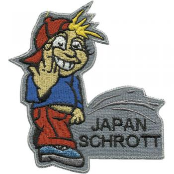 ca Gr Pinkelmännchen Merkel Aufnäher 9 x 9,5 cm 00384 Patches Stick A