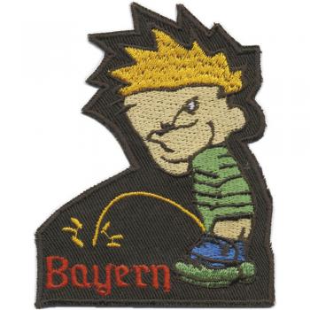 Aufnäher - Pinkelmännchen - Bayern - 02982 - Gr. ca. 7cm x 9cm