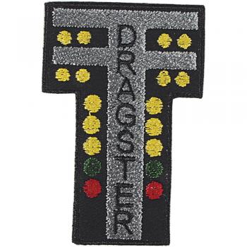 AUFNÄHER - Dragster - 03030 - Gr. ca. 7 x 4 cm - Patches Stick Applikation