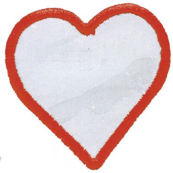 AUFNÄHER - Heart - 00903 - Gr. ca. 8 cm - Patches Stick ApplikationCHES - Herz - NEU - 00903 - Gr. ca. 8cm  Applikation Stick Aufbügler