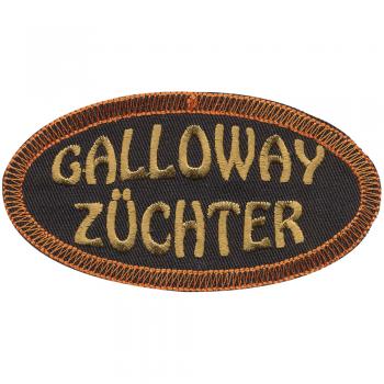 Aufnäher - Galloway Züchter - 00376 - Gr. ca. 10cm x 5,5cm
