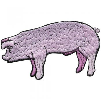 Aufnäher - Ferkel Schwein Sau - 00964 - Gr. ca. 8cm x 11cm