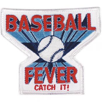 Aufnäher Baseball Fever Gr. ca. 8cm x 7cm 04551 Stick Patches Applikation