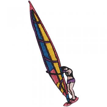 Aufnäher - Surfer - 04687 - Gr. ca. 2,5 x 10,5 cm - Patches Stick Applikation