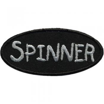 Aufnäher - Spinner - 01962 - gr. ca. 7,5 x 3,5 cm - Patches Stick Applikation