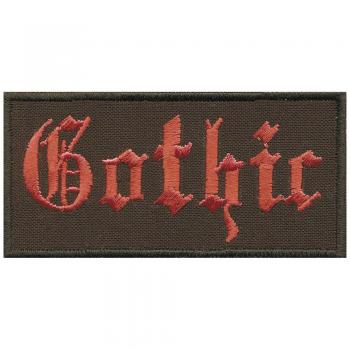 Aufnäher - Gothik - 01988 - Gr. ca. 8 x 3,5 cm - Patches Stick Applikation