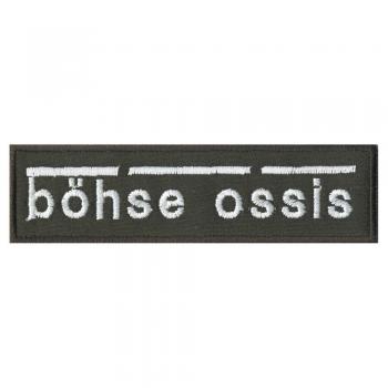 Aufnäher - böhse ossis - 04707 - Gr. ca. 12 x 3 cm - Patches Stick Applikation