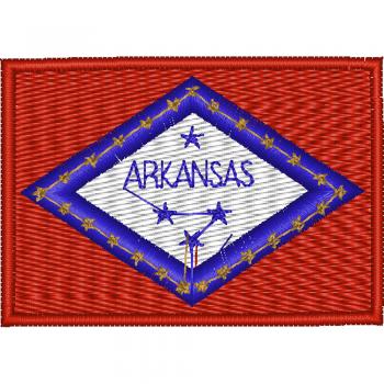 AUFNÄHER - USA - Arkansas - 05534 - Gr. ca. 8 x 5 cm - Patches Stick Applikation