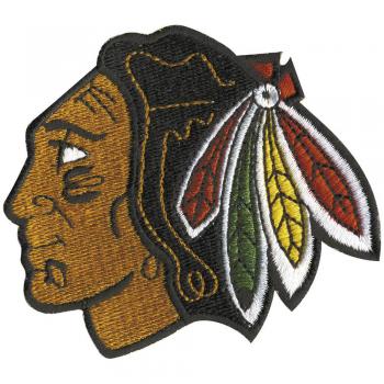 AUFNÄHER - Indianer Portrait - 04547 - Gr. ca. 7,5 x 6,5 cm - Patches Stick Applikation