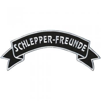Rückenaufnäher - Schlepper-Freunde - 07307 - Gr. ca. 28 x 7 cm - Patches Stick Applikation