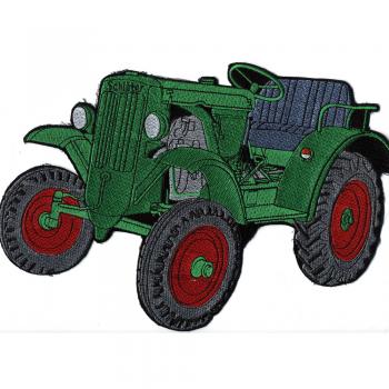 Rückenaufnäher - Traktor grün - 07453 - Gr. ca. 30 x 21 cm - Patches Stick Applikation