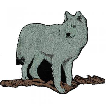 Aufnäher - Wolf - 08036 - Gr. ca. 25 x 20 cm - Patches Stick Applikation