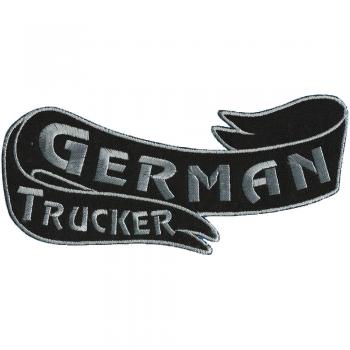 Rückenaufnäher - German Trucker - 08520 - Gr. ca. 25 x 11 cm - Patches Stick Applikation