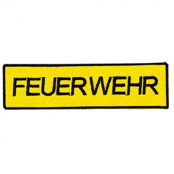 Rückenaufnäher Aufnäher Patches - Feuerwehr - 08511 gelb - Gr. ca. 30x9 cm