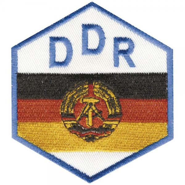 AUFNÄHER - DDR - Wappen - 04388 - Gr. ca. 7,5 x 8,5 cm - Patches Stick Applikation