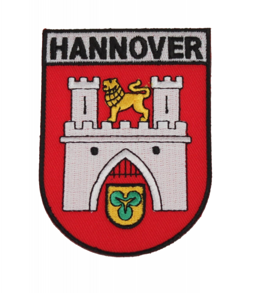 Aufnäher Patches Wappen Hannover Gr. 7 x 9 cm 01031 Aufnäher Patches Wappen Hannover Gr. 7 x 9 cm 01031