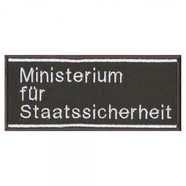 AUFNÄHER - STAATSSICHERHEIT- 03184 - Gr. ca. 11 x 5 cm - Patches Stick Applikation