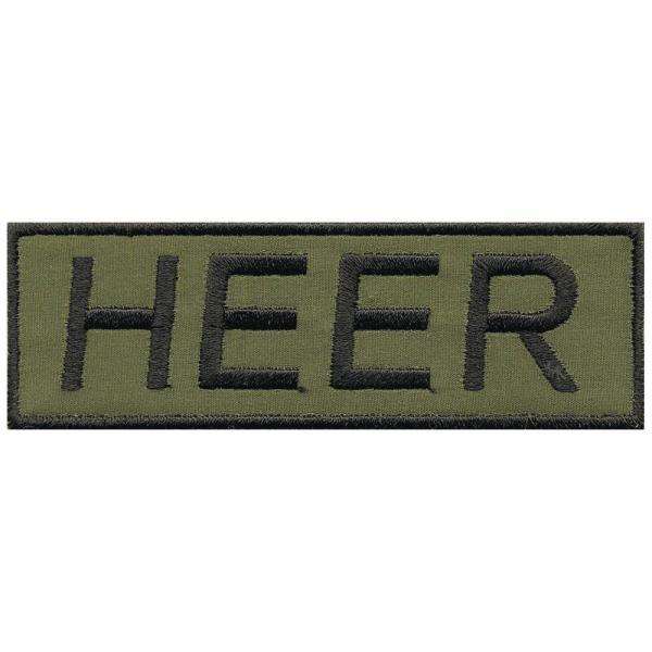 AUFNÄHER - HEER - Abzeichen - 03265 - Gr. ca. 10 x 3 cm - Patches Stick Applikation