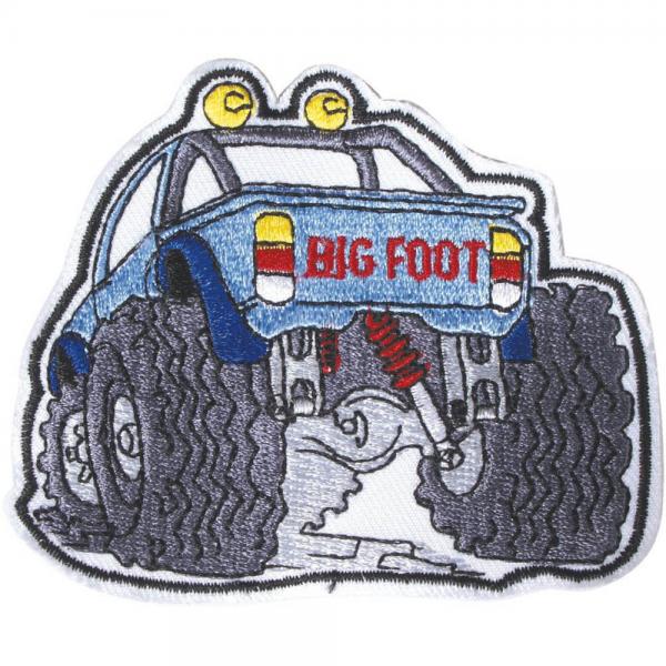 AUFNÄHER - Truck Big Foot - 04914 - Gr. ca. 8,5 x 6,5 cm - Patches Stick Applikation
