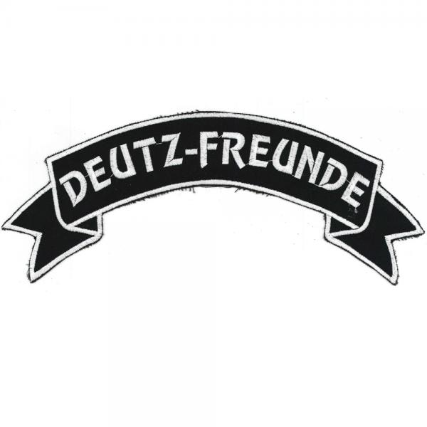 Rückenaufnäher - Deutz-Freunde - 07307/1 - Gr. ca. 28 x 7 cm - Patches Stick Applikation