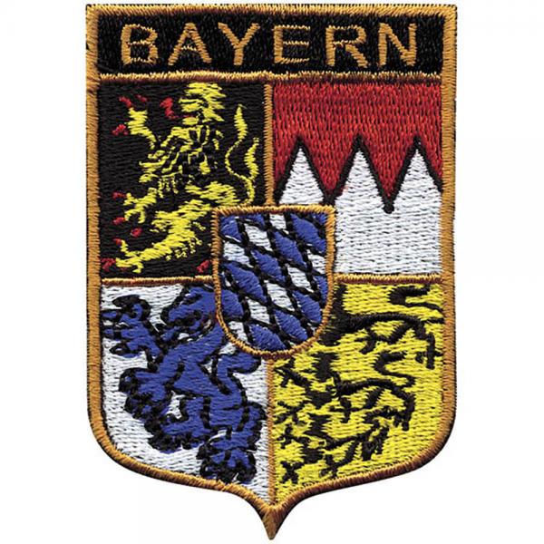 Aufnäher - Bayern Wappen - 00067-S11 - Gr. ca. 5 x 7cm