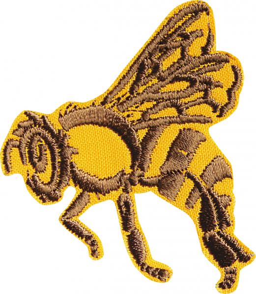 AUFNÄHER - Hummel Bee Wespe Biene - 00770 - Gr. ca. 6 cm x 6 cm - Patches Stick Applikation Bügel-Emblem