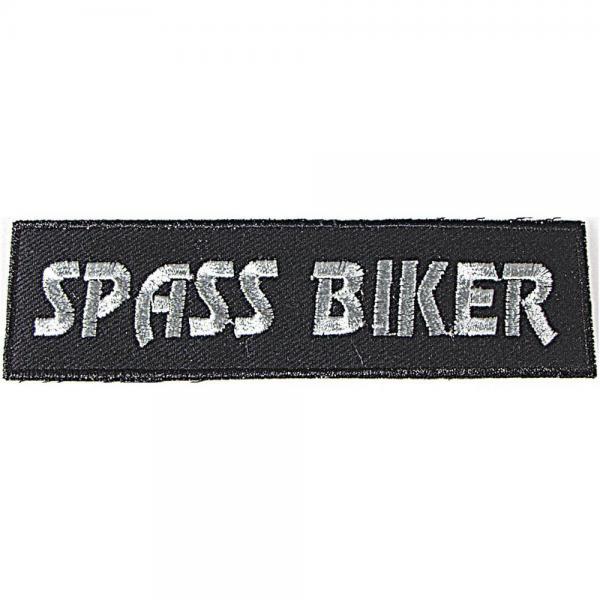 AUFNÄHER - Spass Biker - 04046 - Gr. ca. 11 x 3 cm - Patches Stick Applikation