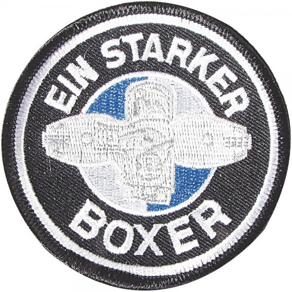 AUFNÄHER - EIn Starker Boxer - 04317 - Gr. ca. 8,5cm - Patches Stick Applikation