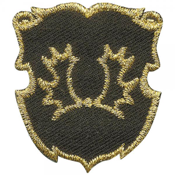Aufnäher - Brandzeichen Geweih - 02158 - Gr. ca. 3,5 x 4 cm - Patches Stick Applikation Aufnäher - Brandzeichen Geweih - 02158 - Gr. ca. 3,5 x 4 cm - Patches Stick Applikation