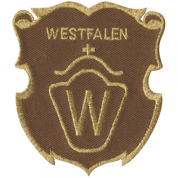 Aufnäher - Brandzeichen Westfalen - 04644 - Gr. ca. 6,5 x 7 cm - Patches Stick Applikation