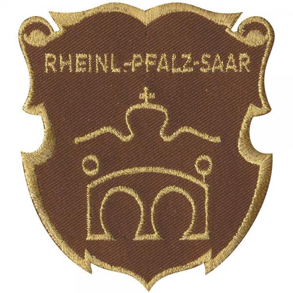 Aufnäher - Brandzeichen Rheinl-Pfalz-Saar - 04648 - Gr. ca. 6,5 x 7 cm - Patches Stick Applikation