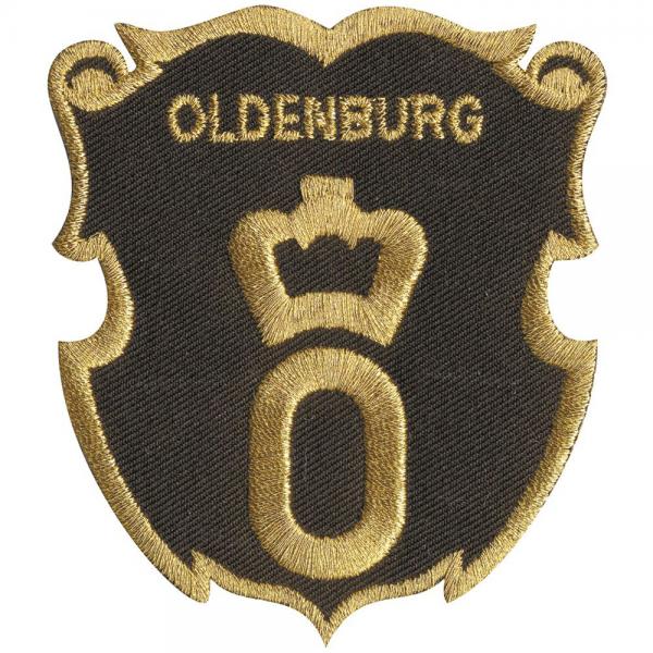 Aufnäher - Brandzeichen Oldenburg - 04650 - Gr. ca. 6,5 x 7 cm - Patches Stick Applikation