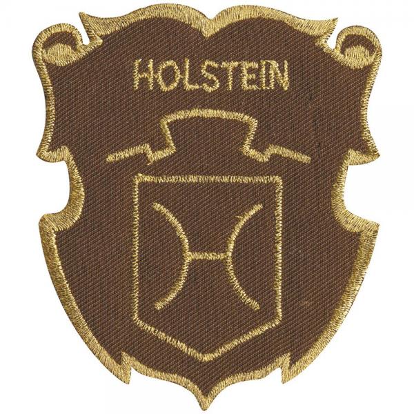 Aufnäher - Brandzeichen Holstein - 04651 - Gr. ca. 6,5 x 7 cm - Patches Stick Applikation