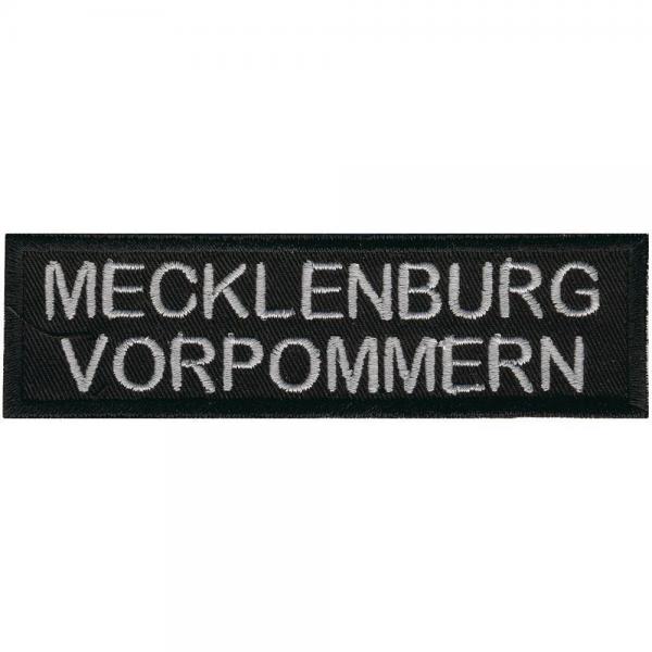 AUFNÄHER - Mecklenburg Vorpommern - 00029 - Gr. ca. 11,5 x 3,5 cm - Patches Stick Applikation