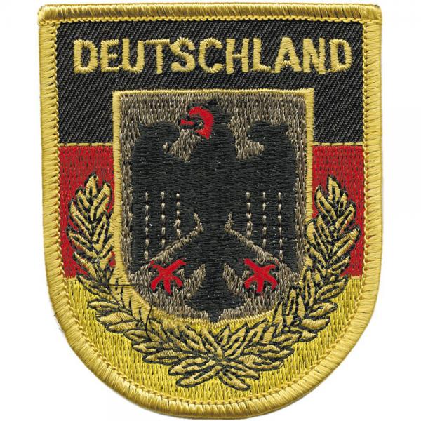Aufnäher - Deutschland Wappen - 04350 - Gr. ca. 64x80 mm