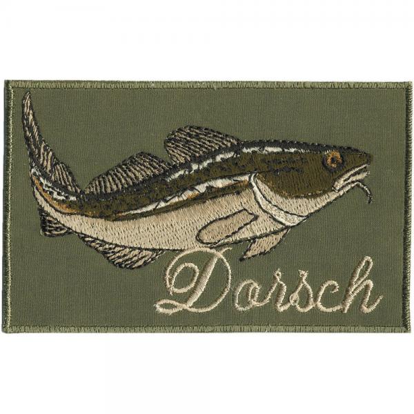 Aufnäher - Dorsch - 03050 - Gr. ca. 10,5 x 5,5 cm - Patches Stick Applikation