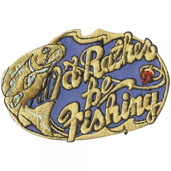 Aufnäher - Fishing - 04541 - Gr. ca. 10,5 x 7 cm - Patches Stick Applikation