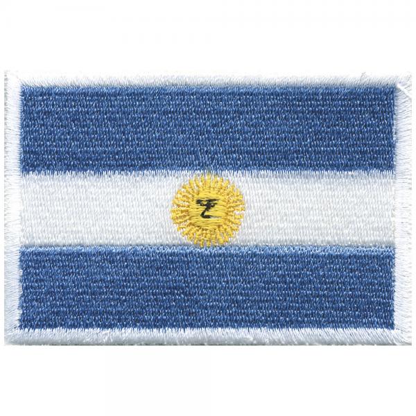 AUFNÄHER - Argentinien - 20442 - Gr. ca. 8 x 5 cm - Patches Stick Applikation