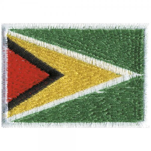 Aufnäher Länderflagge Patches - Guyana - 20407 Gr. ca. 80x50mm
