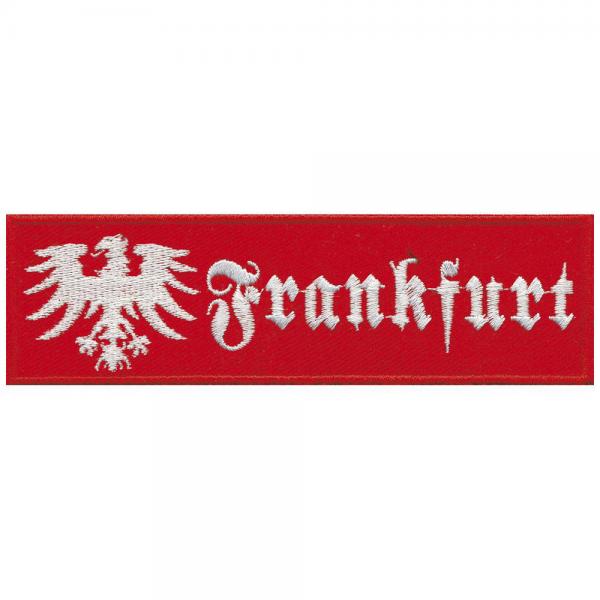 AUFNÄHER - Frankfurt - 00475 - Gr. ca. 13 x 4 cm - Patches Stick Applikation